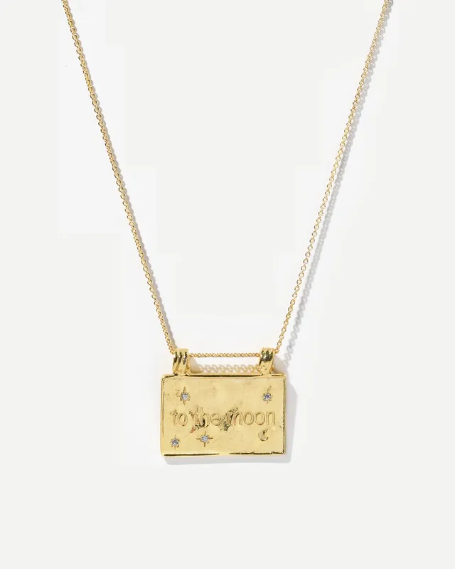 Ella and Rapha To the Moon collana oro 18kt 39cm