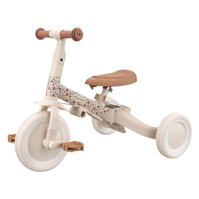 Little Dutch triciclo evolutivo fiori bianco con spinta