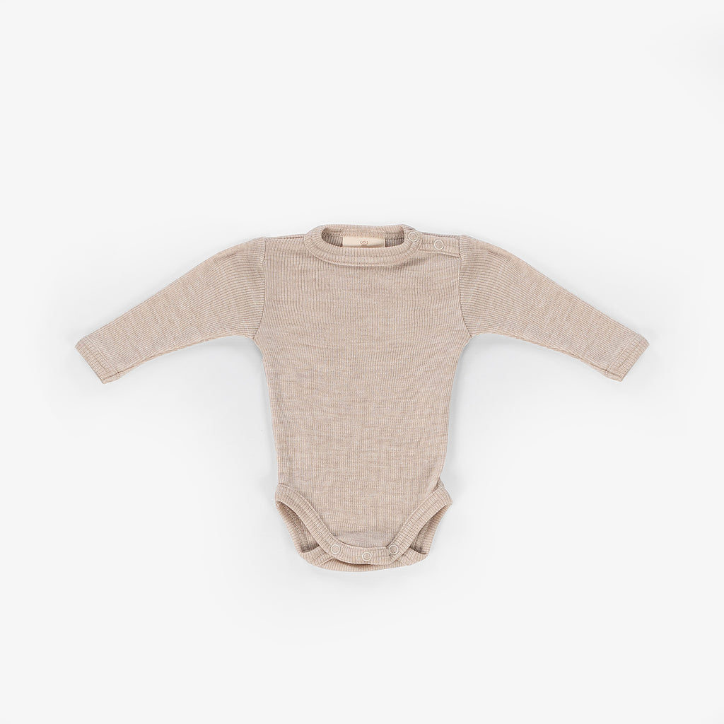 Kico Label body lana merino manica lunga neonato