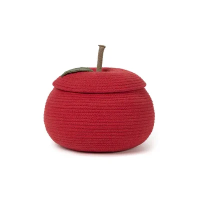 Lorena Canals Apple cesto contenitore mela rossa 28 cm