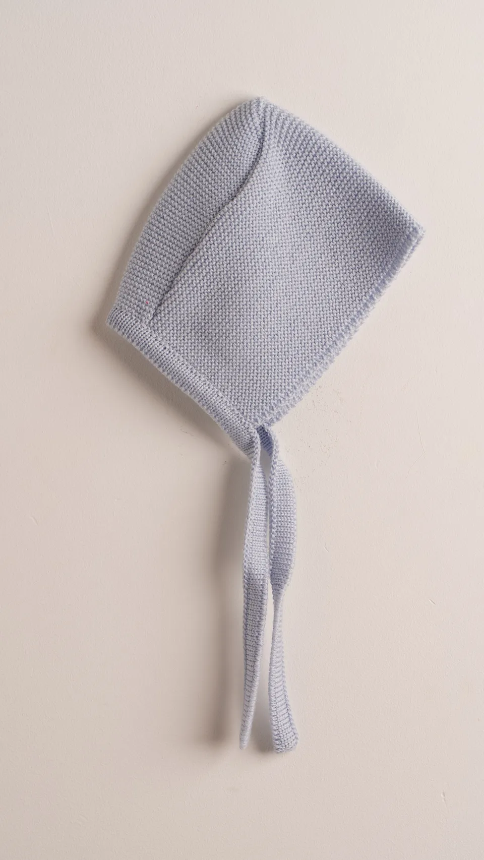 Babyhood cuffia neonato lana merino blu