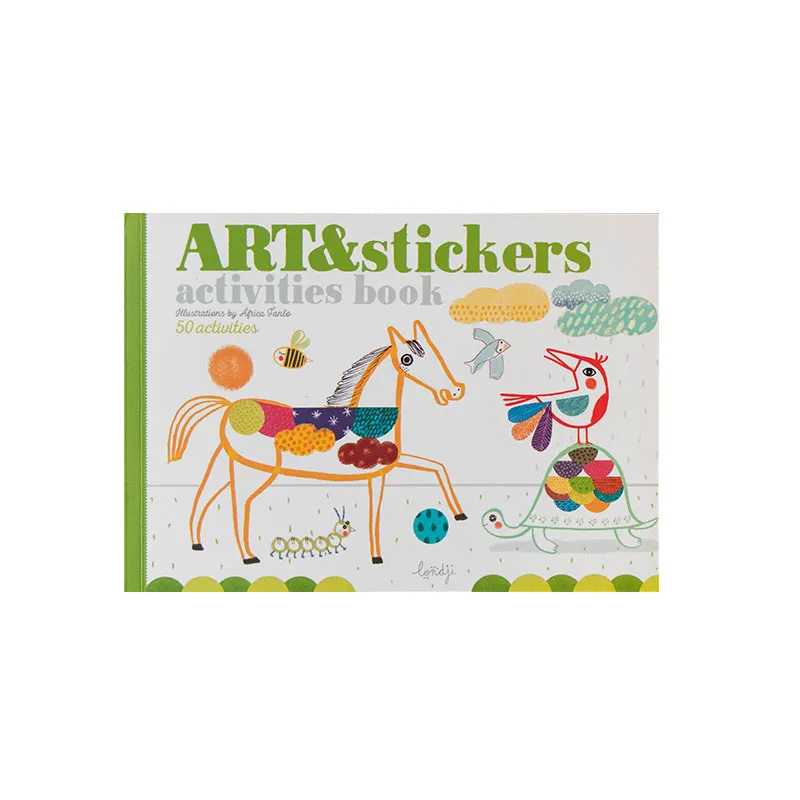 Londji ART & STICKERS quaderno attività con adesivi animali