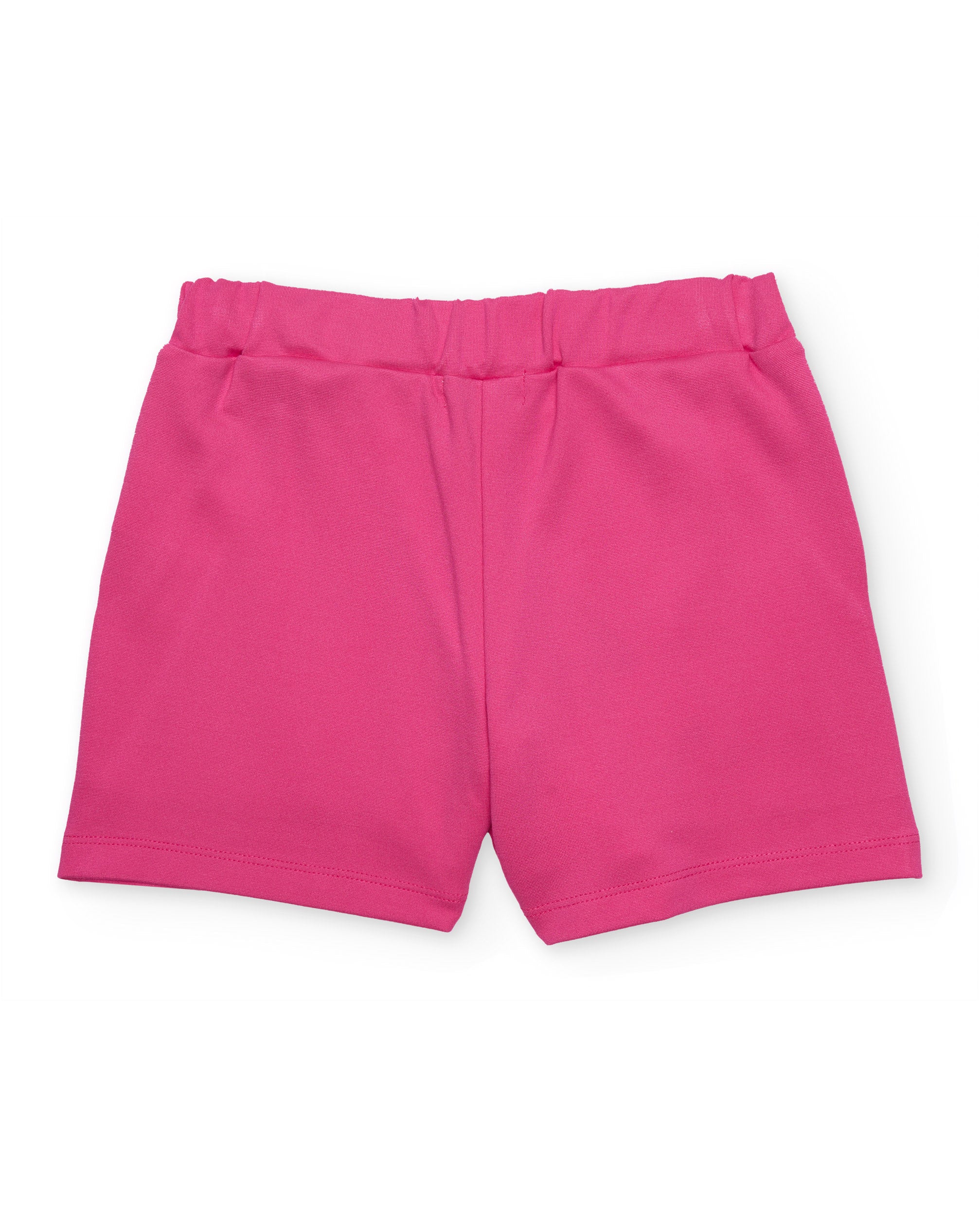 Tuc Tuc shorts bambina fucsia in tessuto leggero