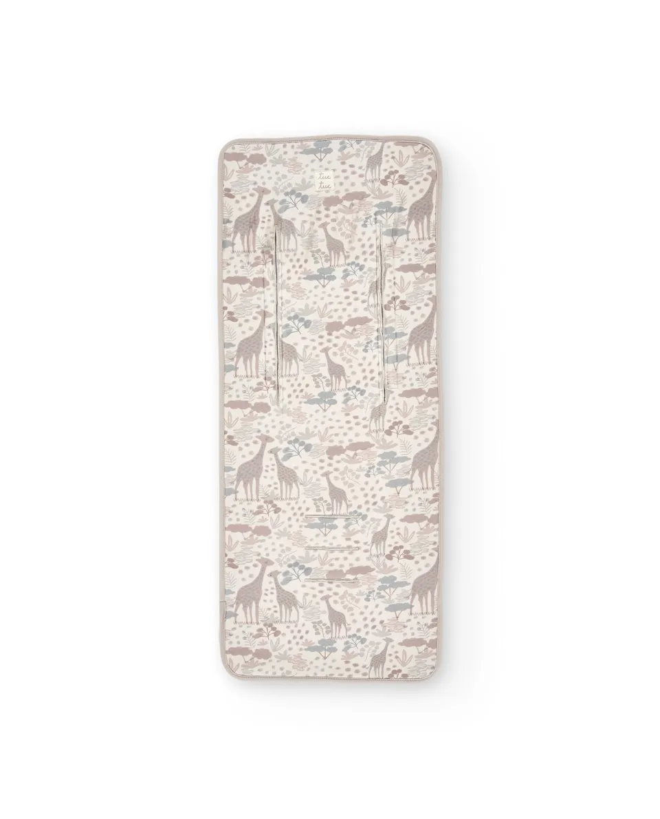 Tuc Tuc Materassino Passeggino Universale Giraffa Beige Imbottito