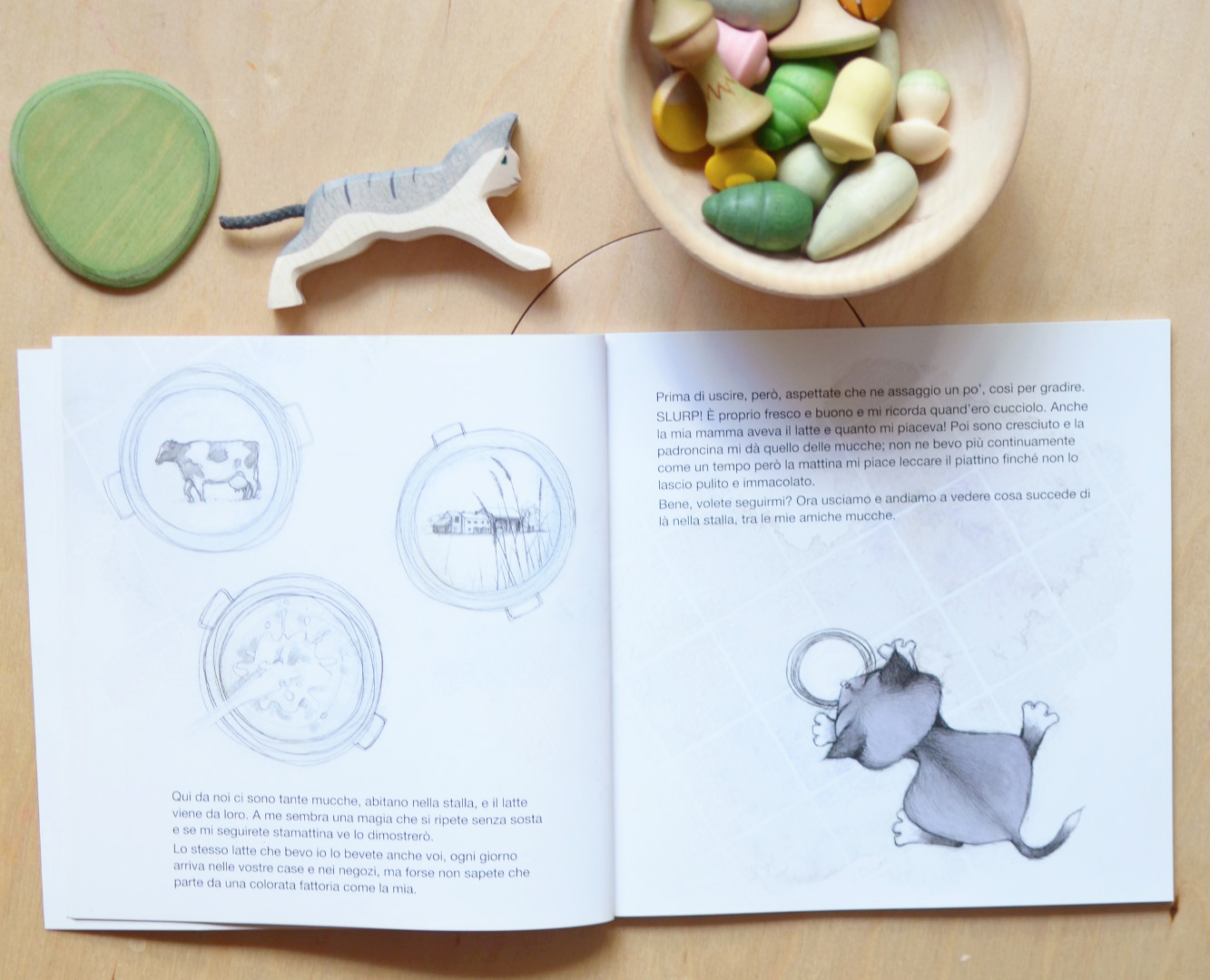 Dario De Bastiani Il viaggio del latte libro bambini 56 pagine