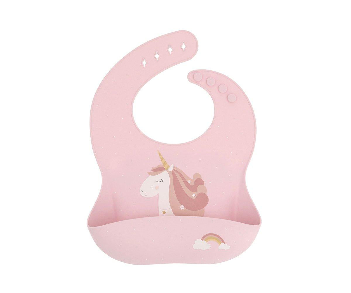 Tutete Bavaglino Silicone Unicorni Tasca 23,5 cm