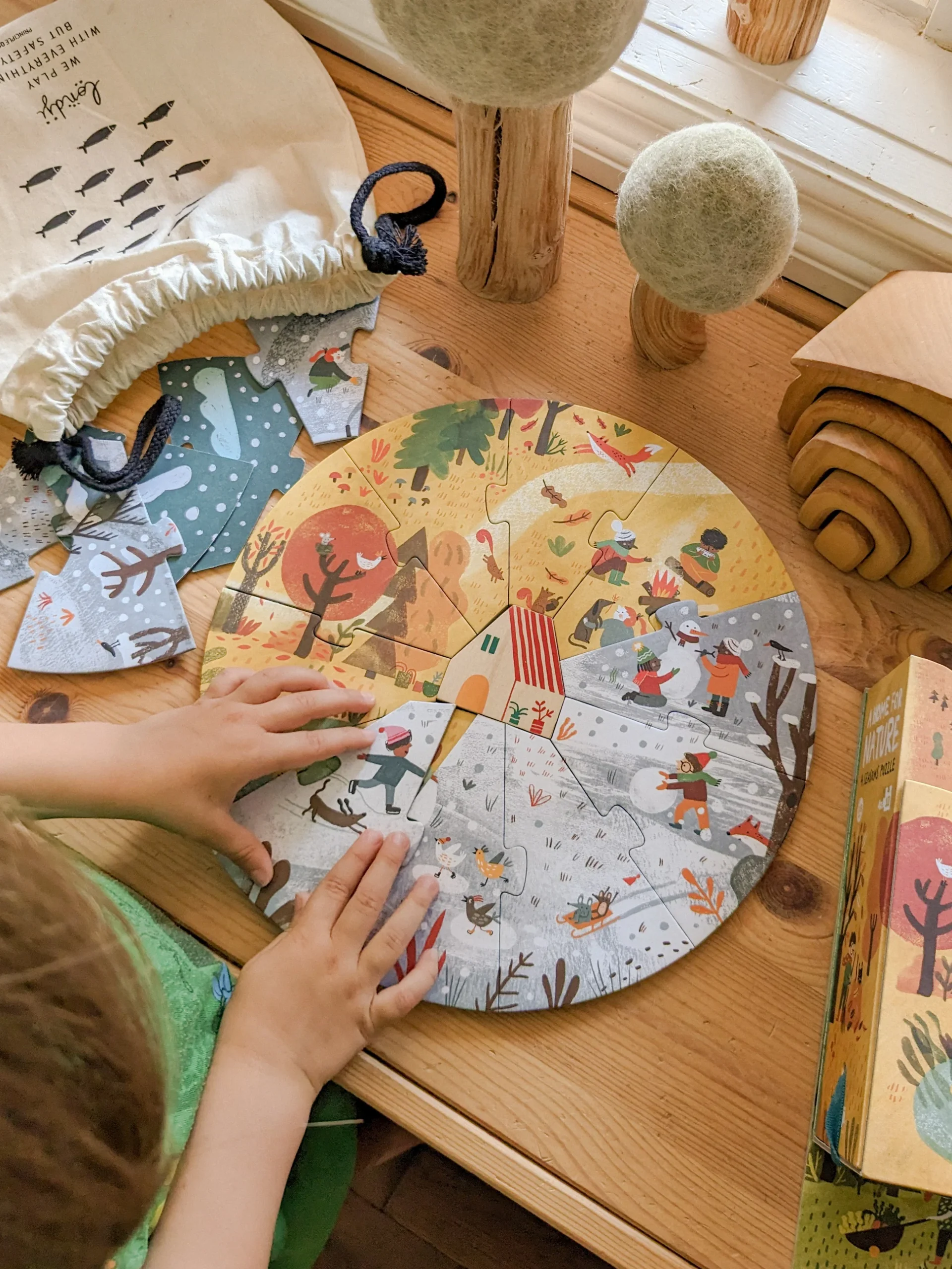 Londji A Home for Nature puzzle 4 stagioni impilabile