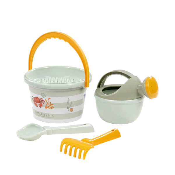 Little Dutch Fresh Green set spiaggia bambini 18 mesi