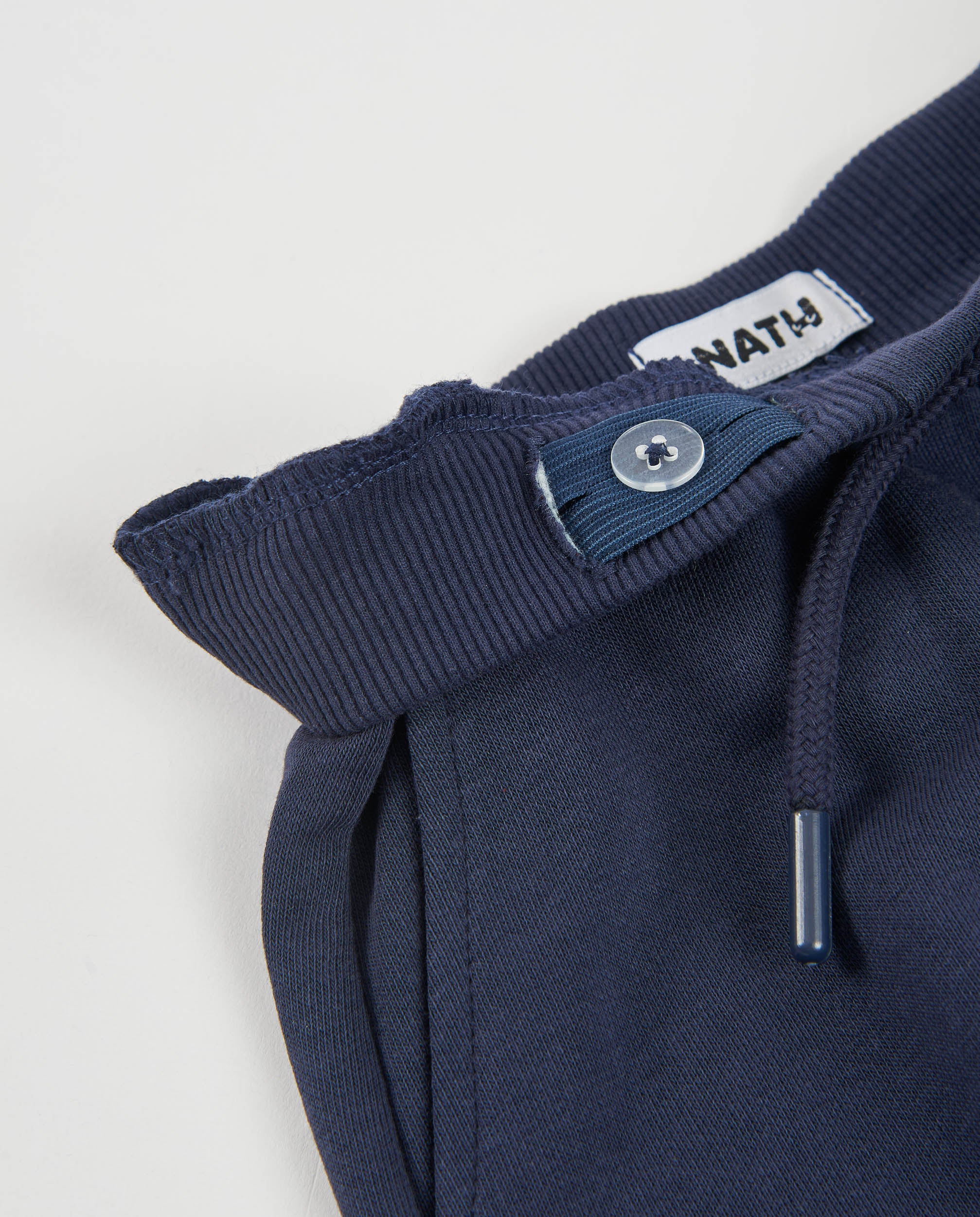 Tuc Tuc pantaloni bambina felpa blu navy vita alta