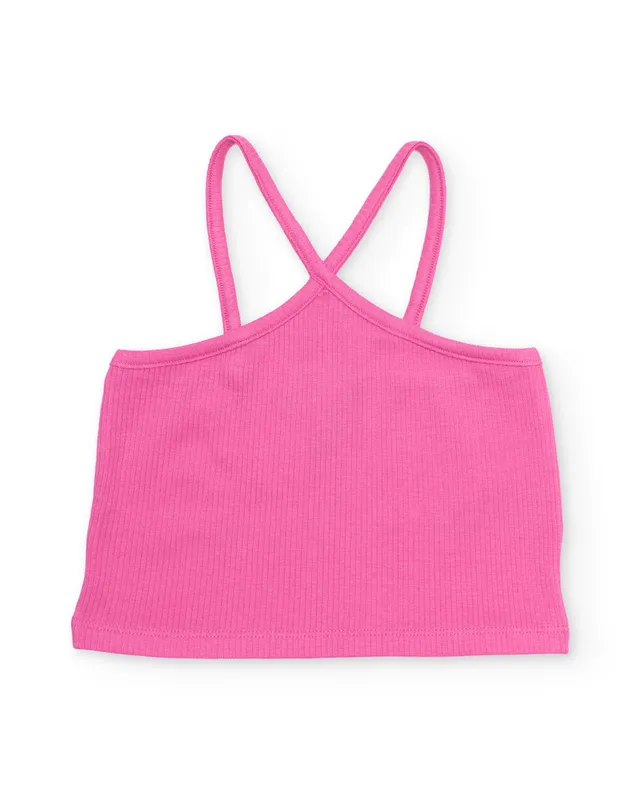Tuc tuc top bambina spalline incrociate fucsia