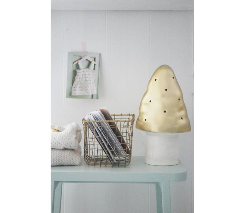 Heico Fungo oro lampada notte 30 cm infrangibile
