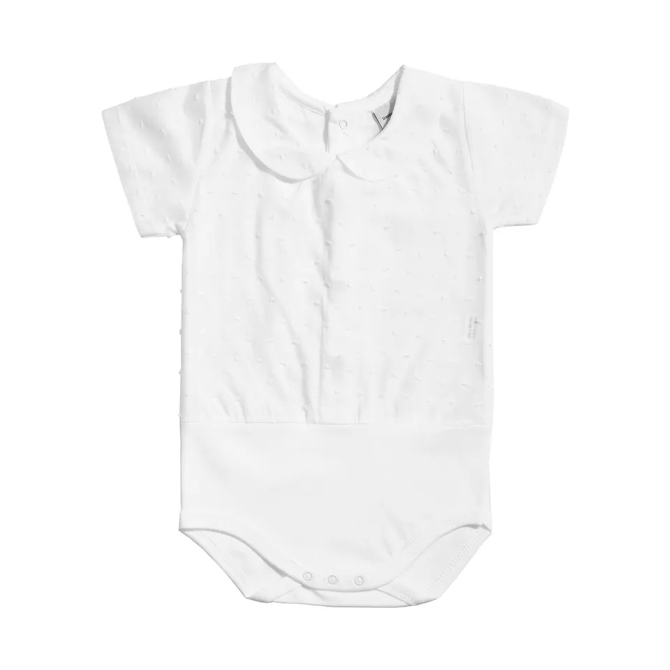Babidu Body Manica Corta Plumetti Cotone 0-36 Mesi