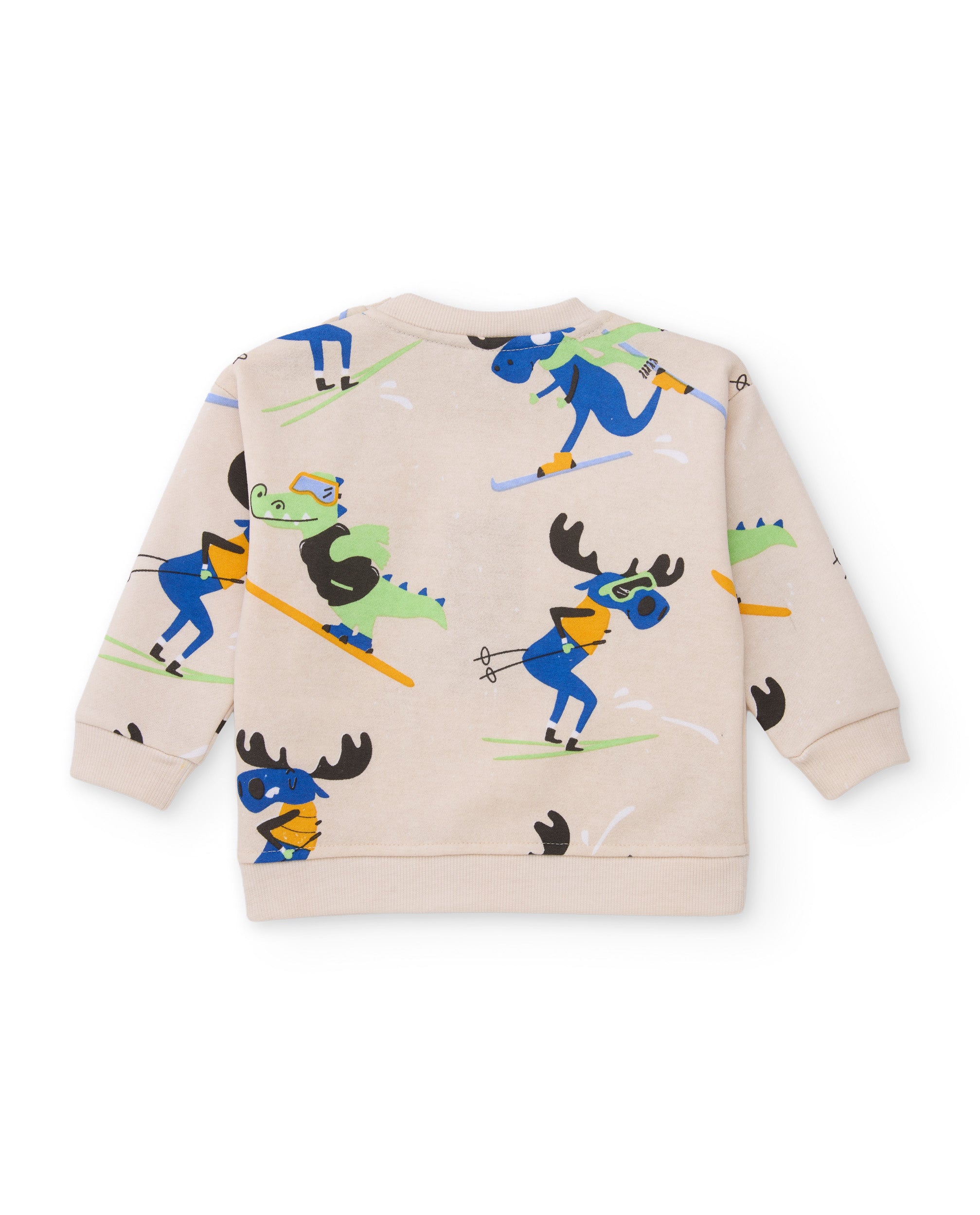 Tuc tuc Polar Friends felpa pile sci panna