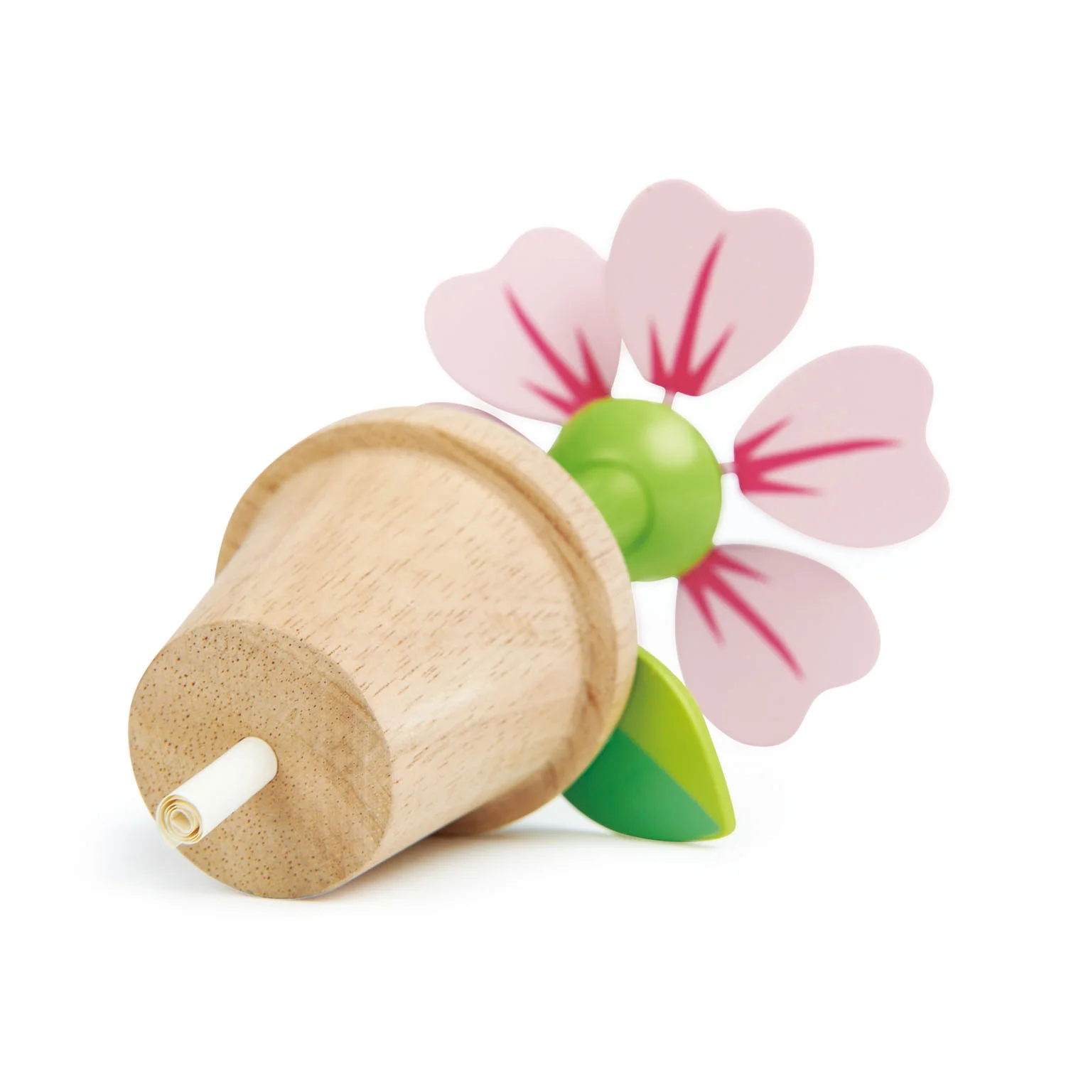 Tender Leaf Blossom Flowerpot Set Gioco Giardiniere Legno