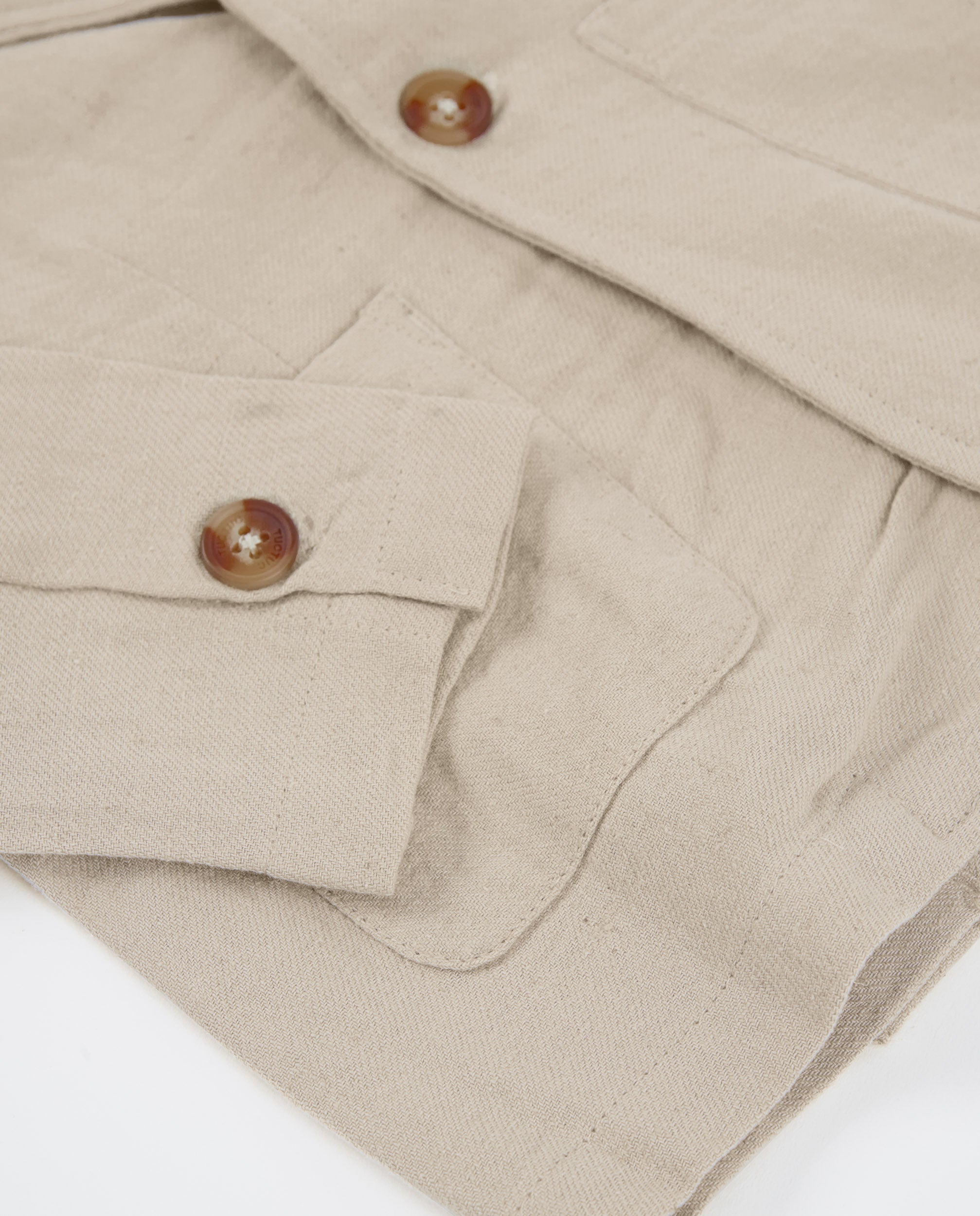 Tuc Tuc blazer bambino beige monopetto con risvolti