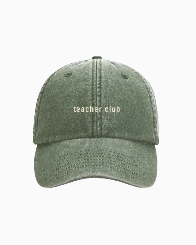 Ella and Rapha Teacher Club cappellino verde vintage