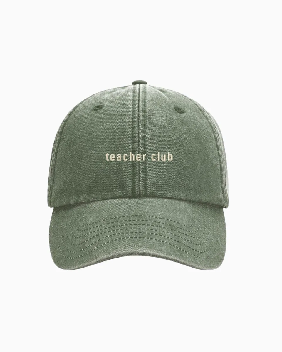 Ella and Rapha Teacher Club cappellino verde vintage