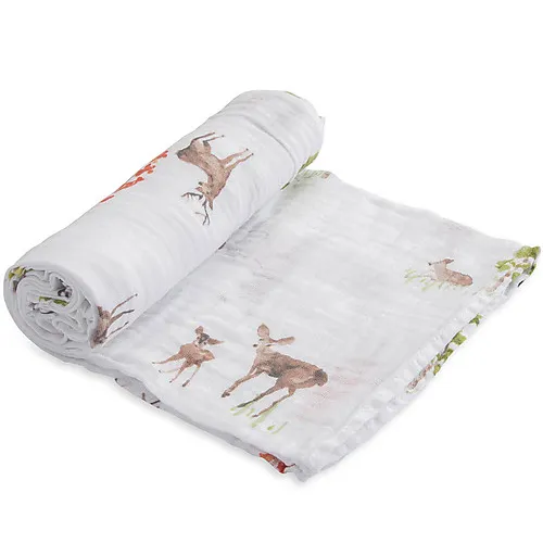 Little Unicorn Daini telo mussola cotone 120x120 traspirante