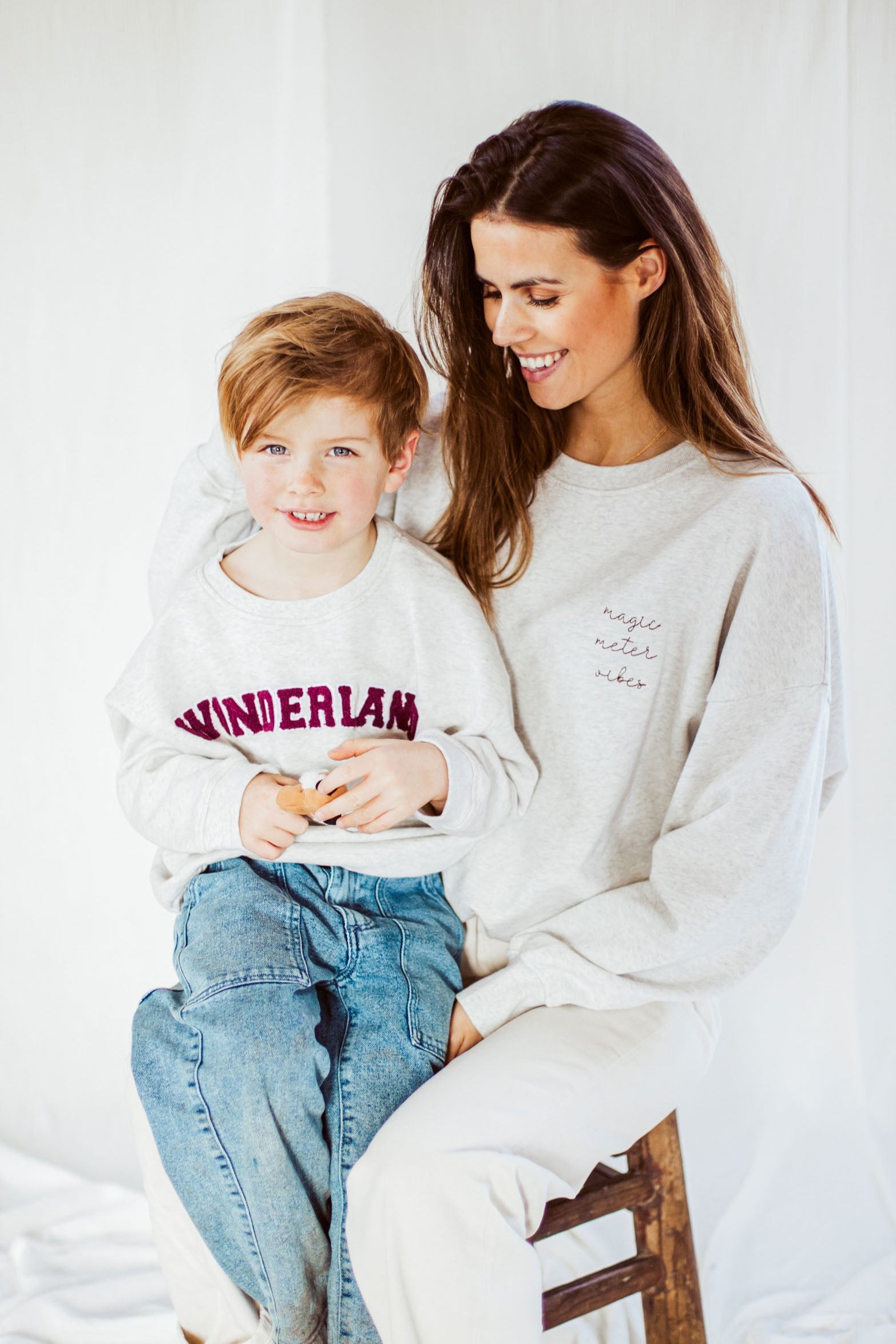 Ella and Rapha Meter Loose Fit felpa grigia taglia unica