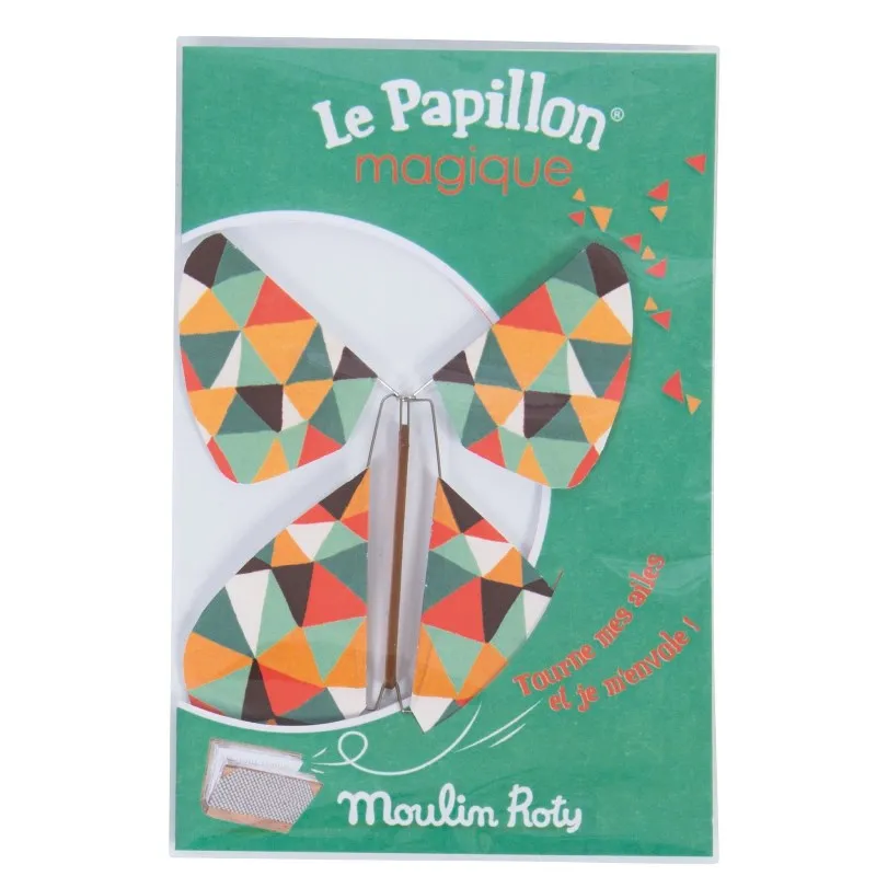 Moulin Roty Les Petites Merveilles farfalla magica verde