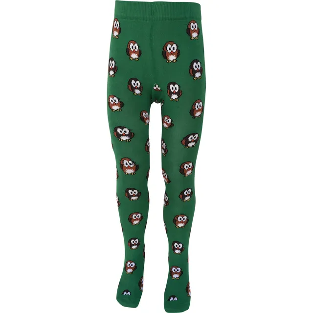 Slugs & Snails Hoot Collant Verde Gufi Cotone Bio