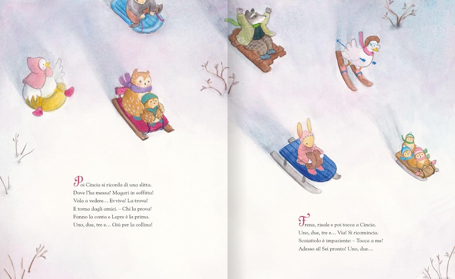 Emme Edizioni Nevica nel bosco libro 3-6 anni rigido