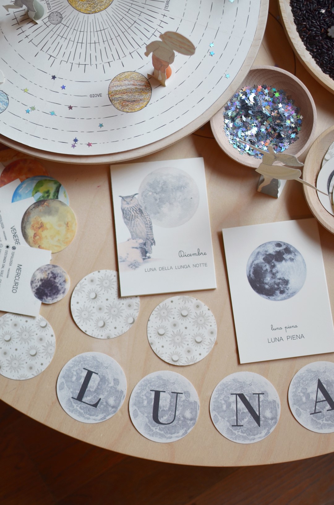 PlayKitBaboo Danza di Luna kit gioco luna e sistema solare