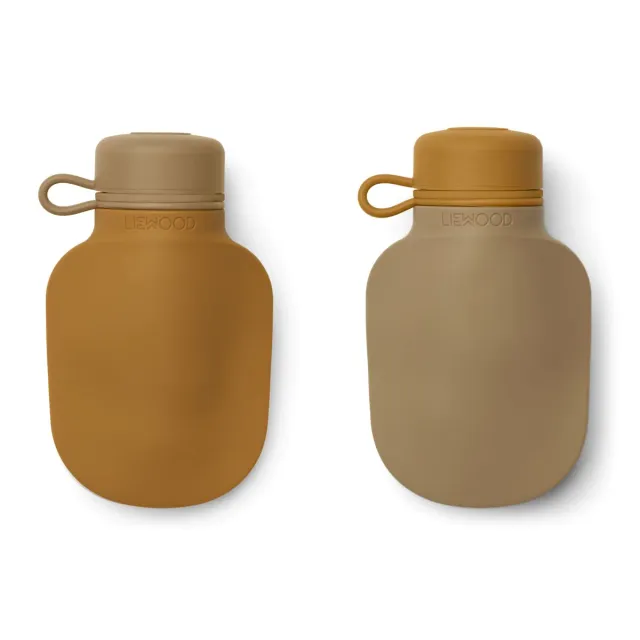 Liewood Silvia bottiglia silicone 170 ml caramel 2 pezzi
