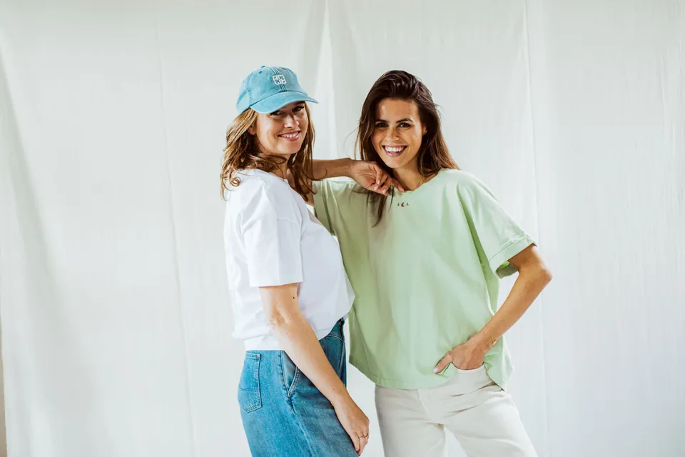 Ella and Rapha Icon cappellino denim chiaro unisex