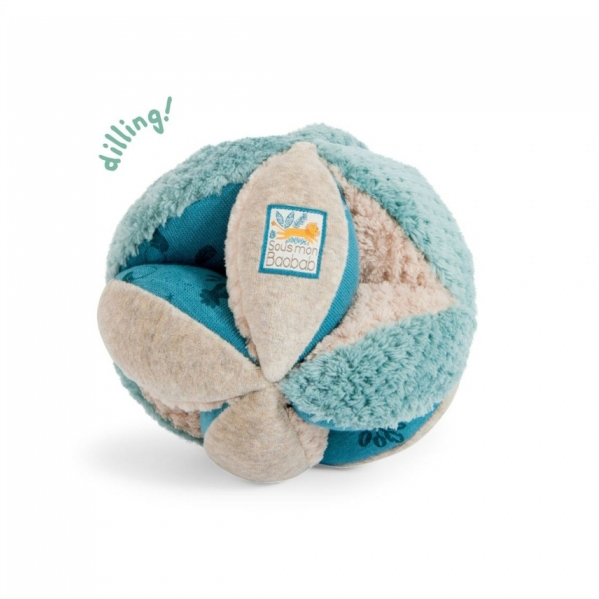 Moulin Roty Sous mon Baobab palla sensoriale in stoffa