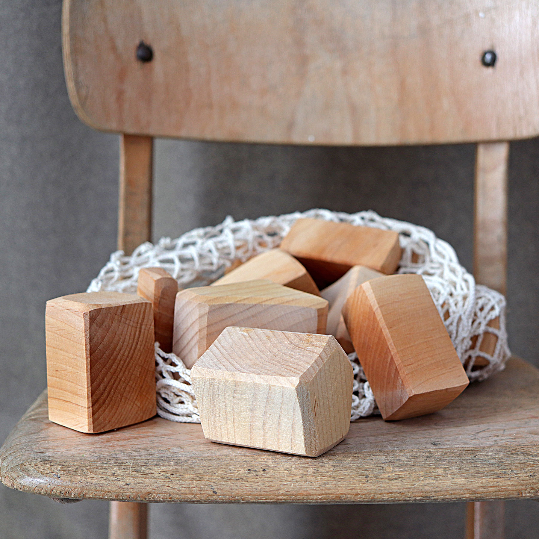 Grimm's Waldorf Blocks Natural costruzioni legno 15 pezzi
