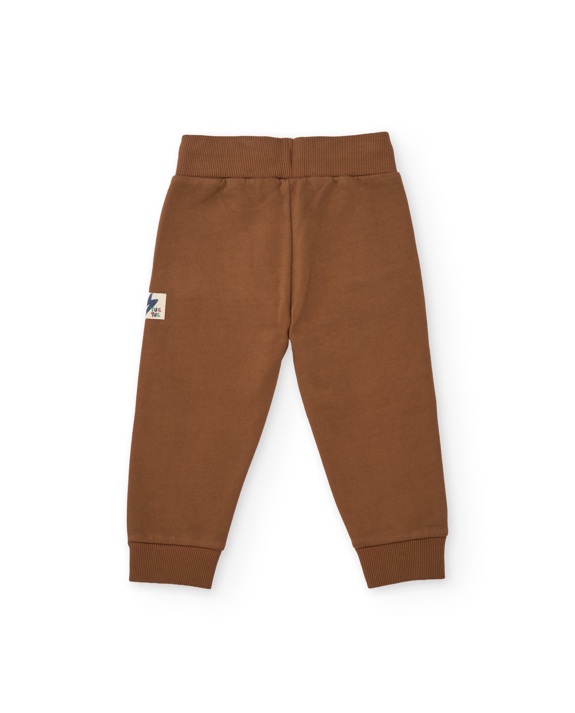 Tuc Tuc In My Garden pantaloni felpa bimbo marroni