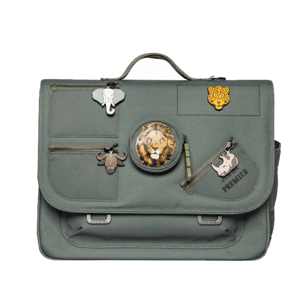 Jeune Premier Big Five Midi zaino scuola khaki ergonomico