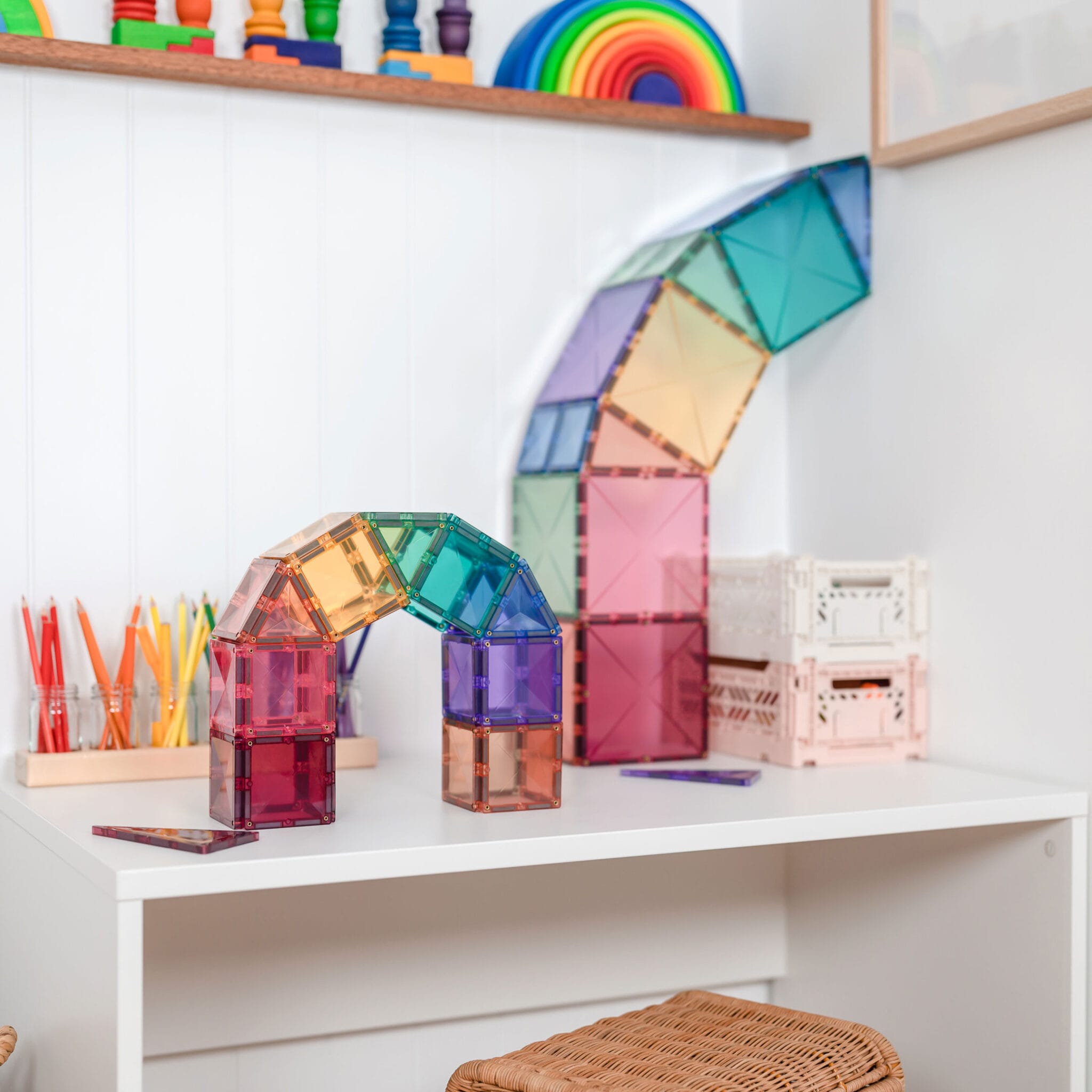 Connetix Pastel Starter Pack costruzioni magnetiche 64 pezzi