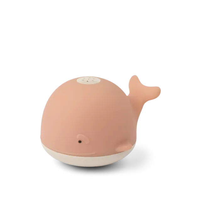 Liewood Galen gioco bagnetto balena rosa silicone