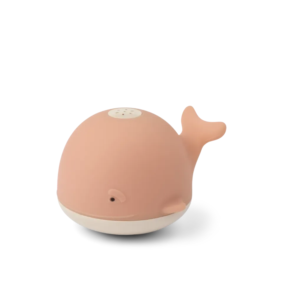 Liewood Galen gioco bagnetto balena rosa silicone