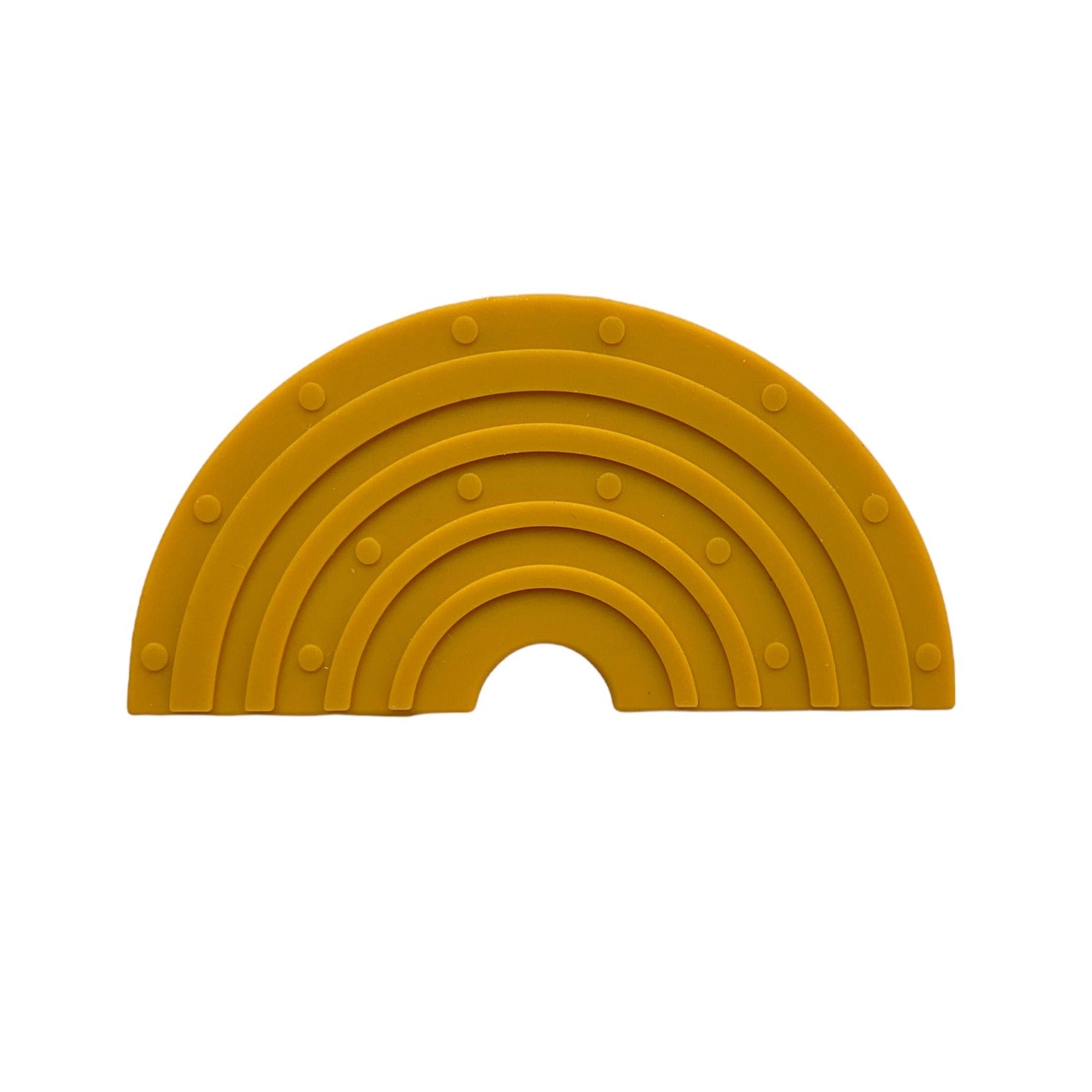 Ella and Rapha Rainbow massaggiagengive giallo silicone
