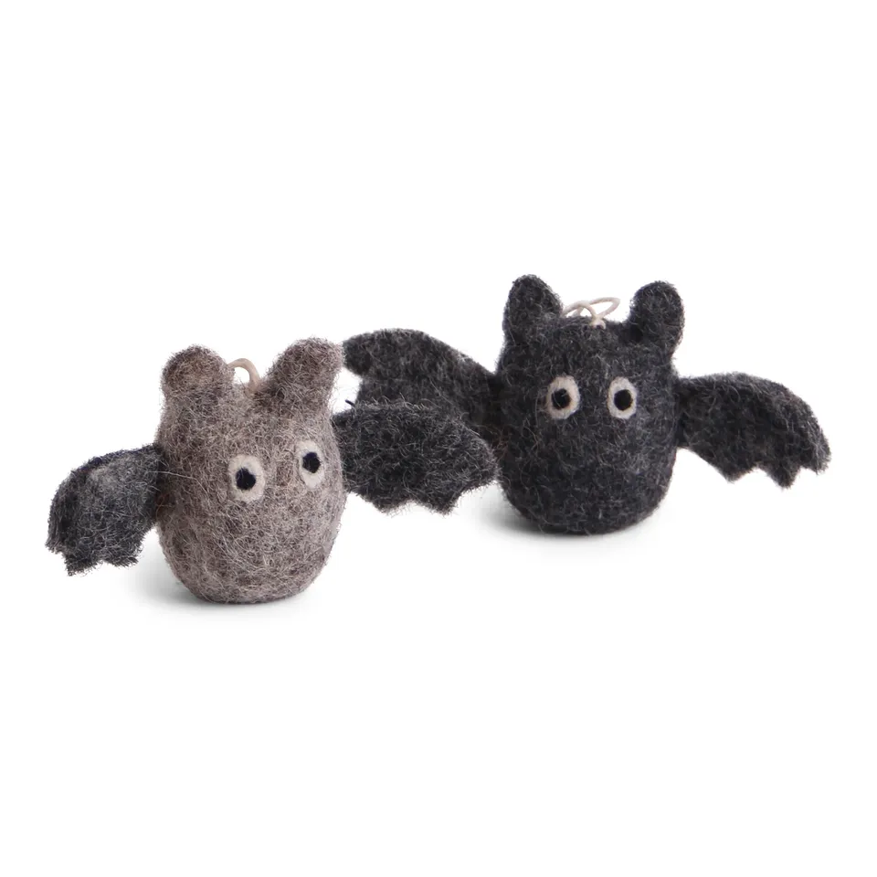 Gry & Sif Halloween 2 pipistrelli pendenti in feltro