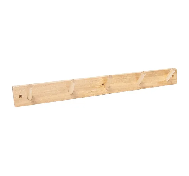 Petit Monkey stecca appendiabiti 5 ganci legno 50 cm