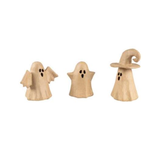 Décopatch Mini Fantasma con Ali supporto cartapesta 16 cm