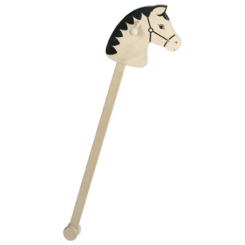 Goki Callu cavallo in legno da cavalcare H 99 cm