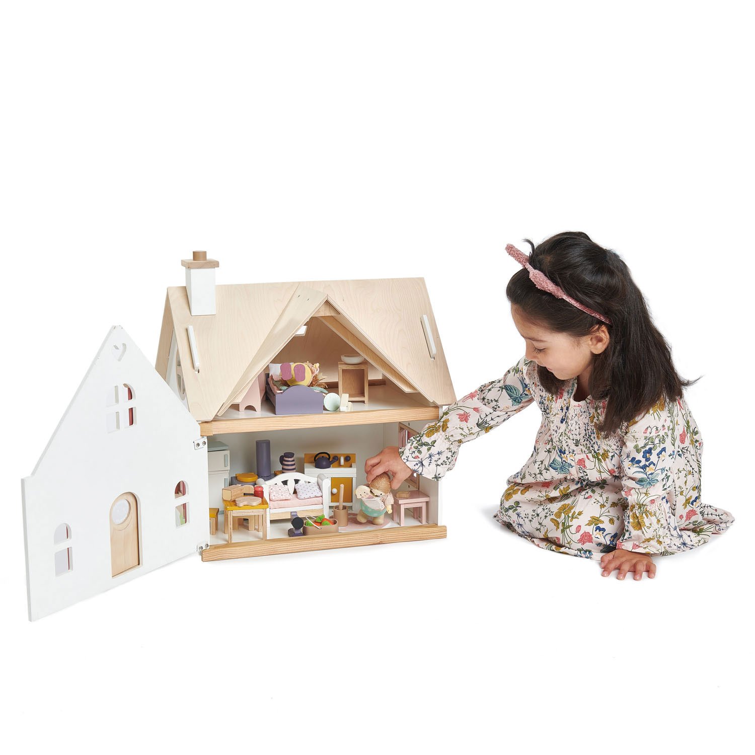 Tender Leaf Cottontail Cottage casa bambole con arredi
