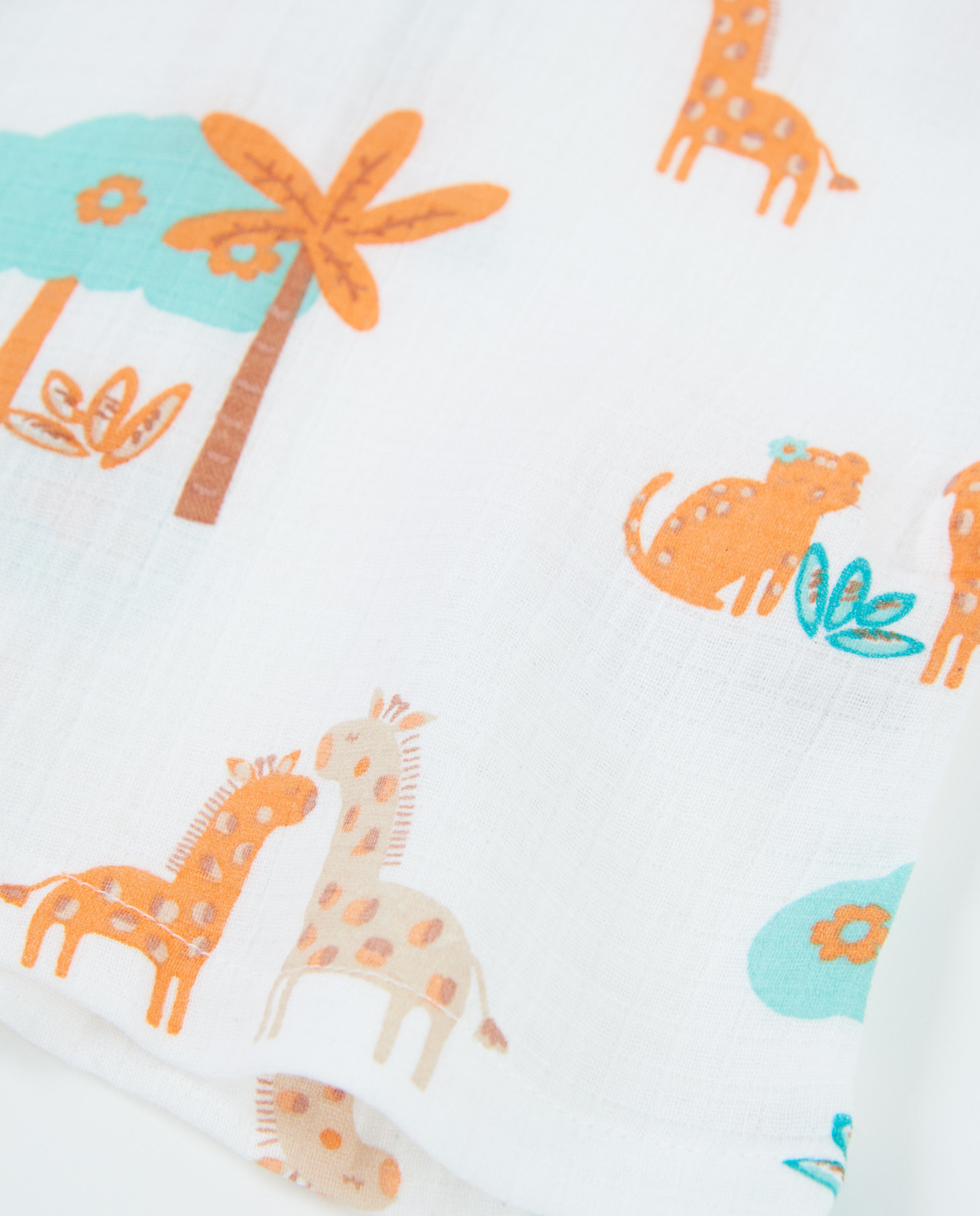 Tuc tuc completo neonata arancio stampa giraffa 2 pezzi