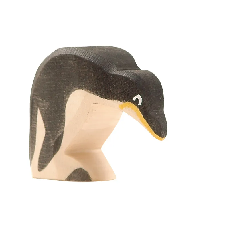 Ostheimer Pinguino testa bassa figura legno