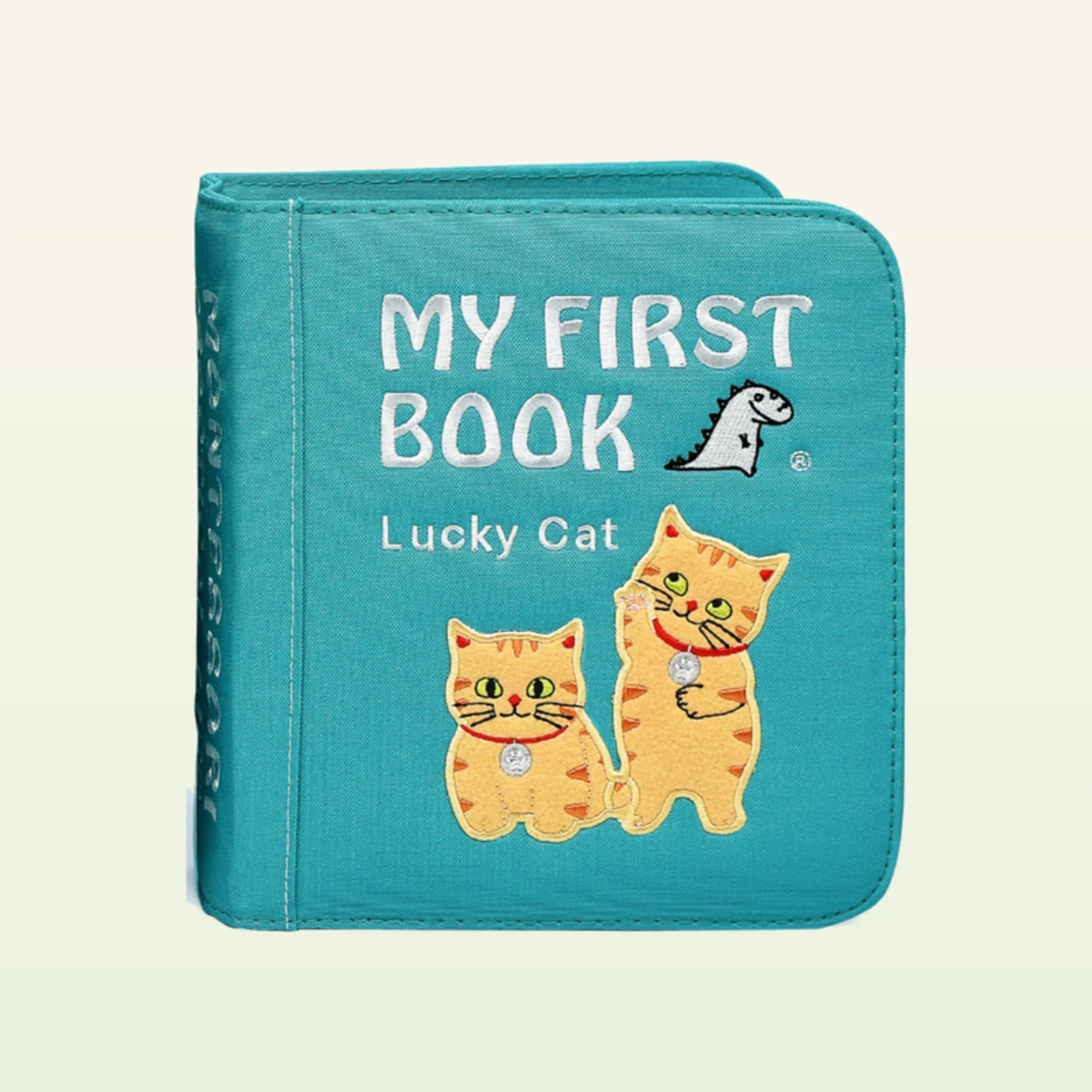 Lucky Cat Quiet Book Montessori Libro in Stoffa 8 Pagine