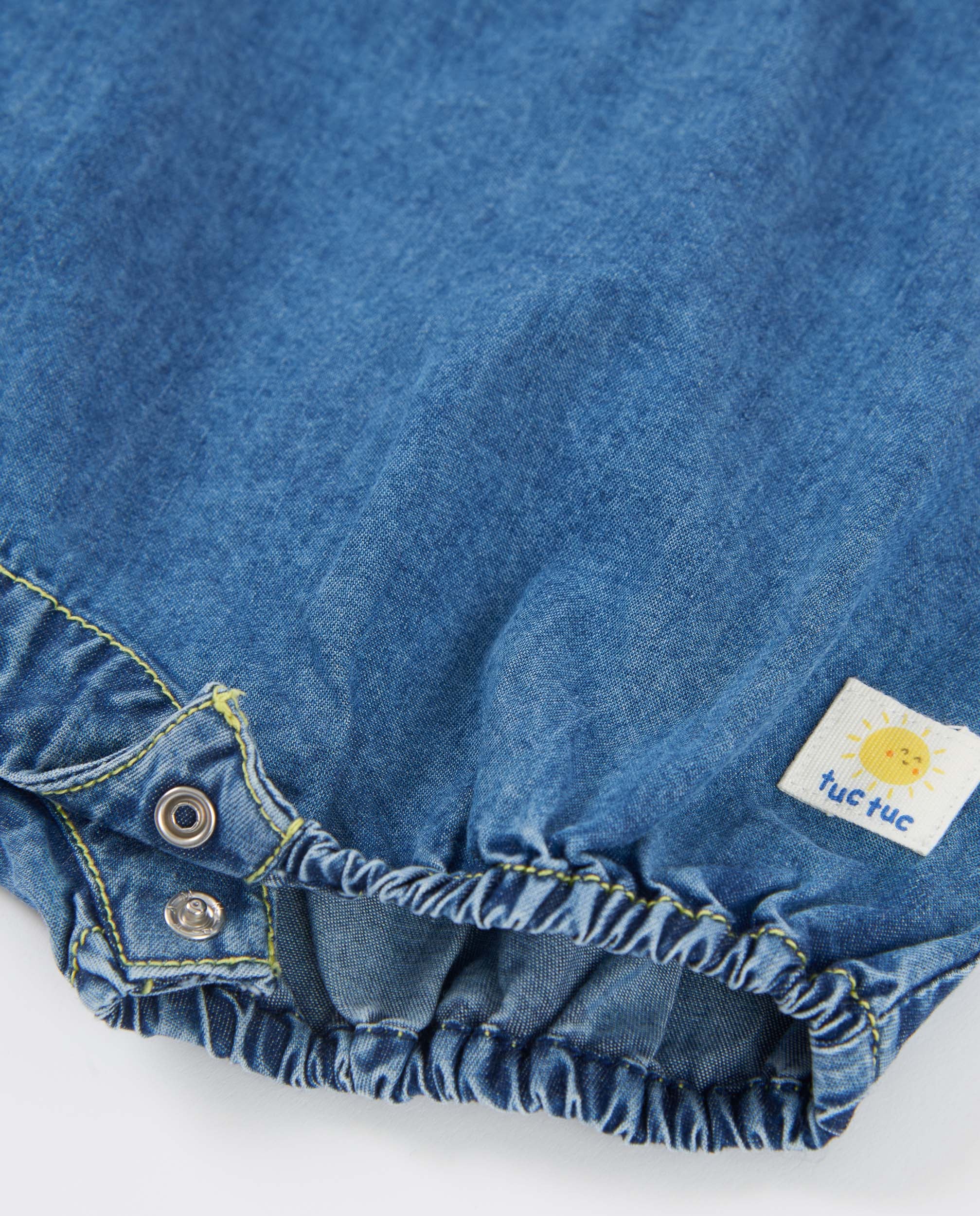 Tuc Tuc Denim completo neonato jeans salopette ape