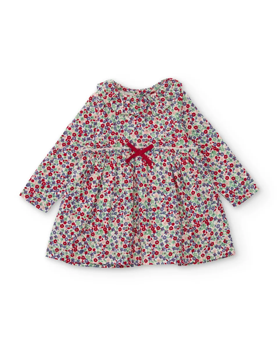Tuc Tuc vestito neonata floreale manica lunga