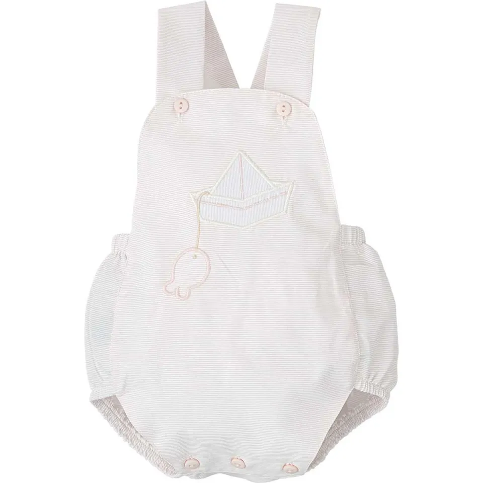 Babidu Set Salopette e T-shirt Neonato Azzurro 18 Mesi Cotone