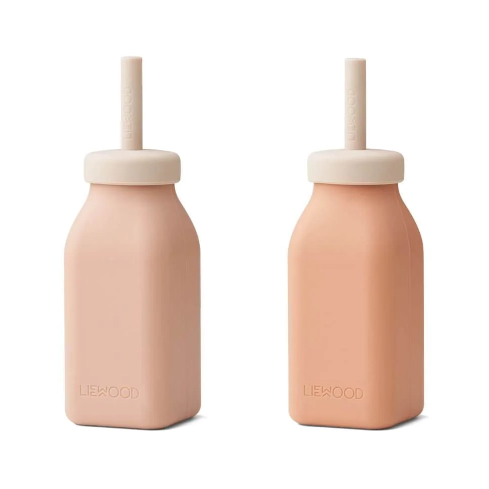 Liewood Erika Rose Set Milkshake silicone 2 pezzi 230 ml