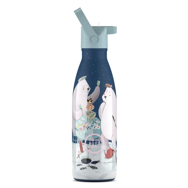 Cool Bottles Polar Bears borraccia termica 350 ml